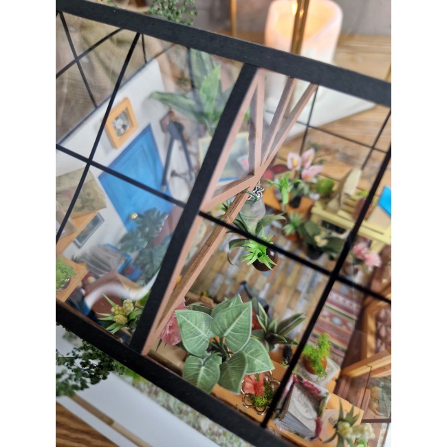 Składany Malowany Model Robotime - Mini Szklarnia