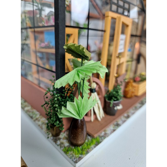 Składany Malowany Model Robotime - Mini Szklarnia