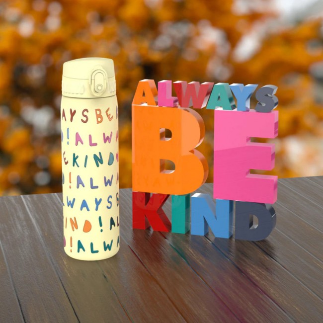 Stalowa butelka termiczna 500 ml ION8 - Always Be Kind