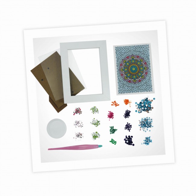 Mozaiki z kryształków Buki - Mandala