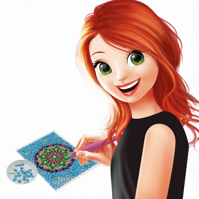 Mozaiki z kryształków Buki - Mandala