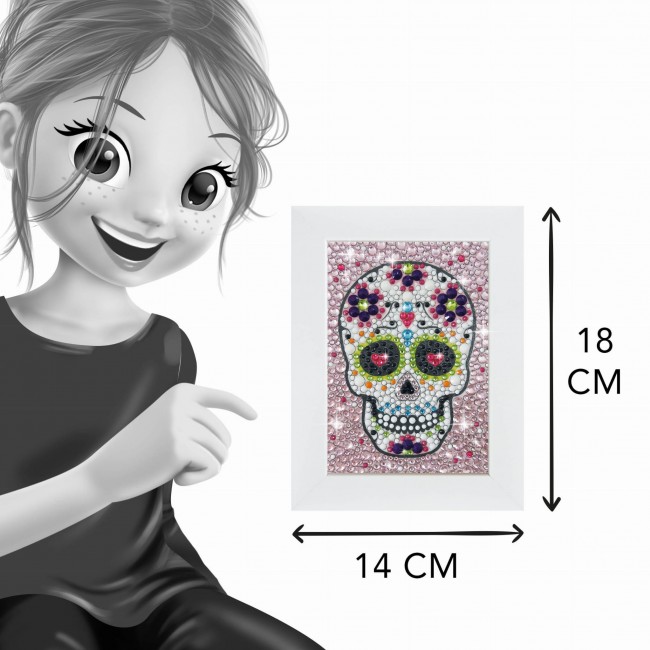 Mozaiki z kryształków Buki - Meksykańska czaszka