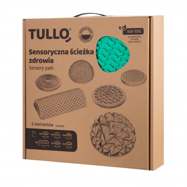 Ścieżka sensoryczna 6 szt Tullo