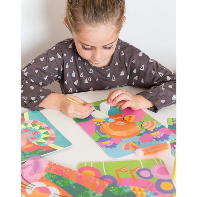 Zestaw artystyczny z brokatem Apli Kids