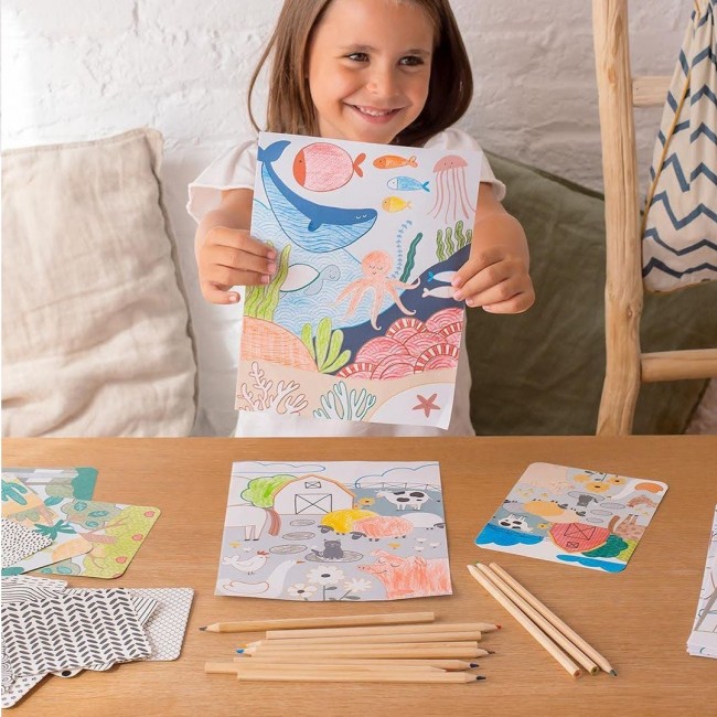 Zestaw artystyczny Apli Kids - Tekstury