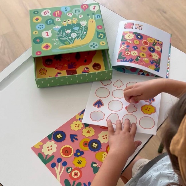 Zestaw z naklejkami Apli Kids - Liliput