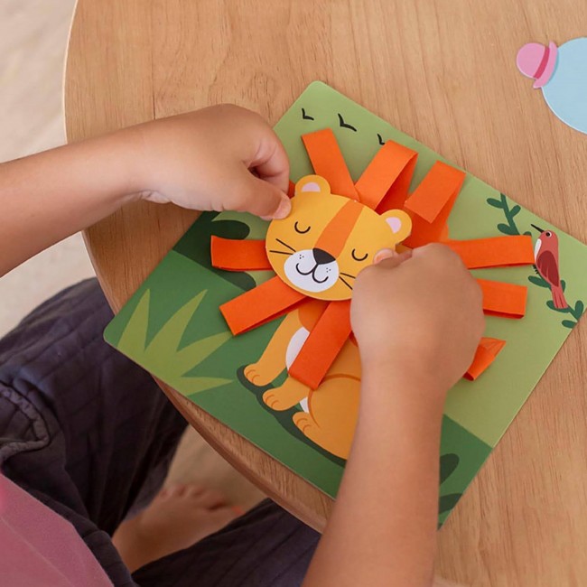 Mój pierwszy zestaw artystyczny Apli Kids - Papierowe pętelki