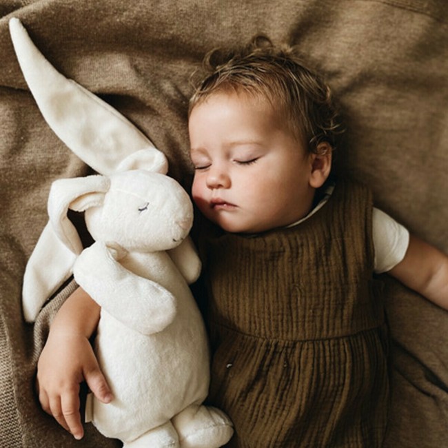 Szumiący królik z lampką Moonie - Cream