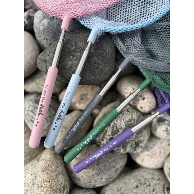 Siatka teleskopowa FOLLOW the duck - Pudrowy Róż