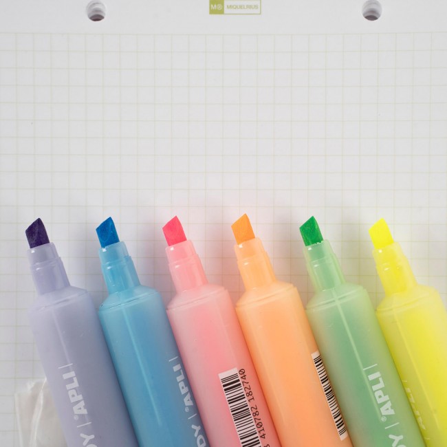 Marker fluorescencyjny z podwójną końcówką Apli Kids - Candy Zielony