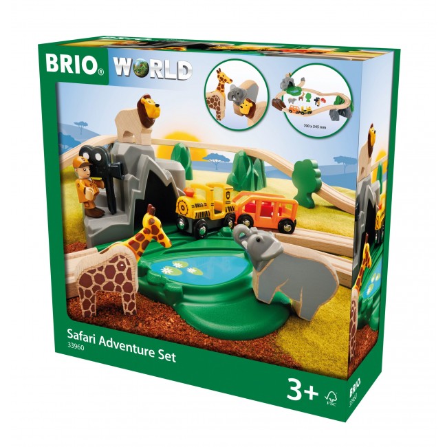 Kolejka Drewniana Safari BRIO World