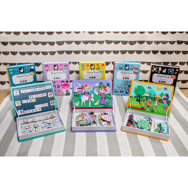 Magnetyczna układanka Magnetibook Janod - Zawody