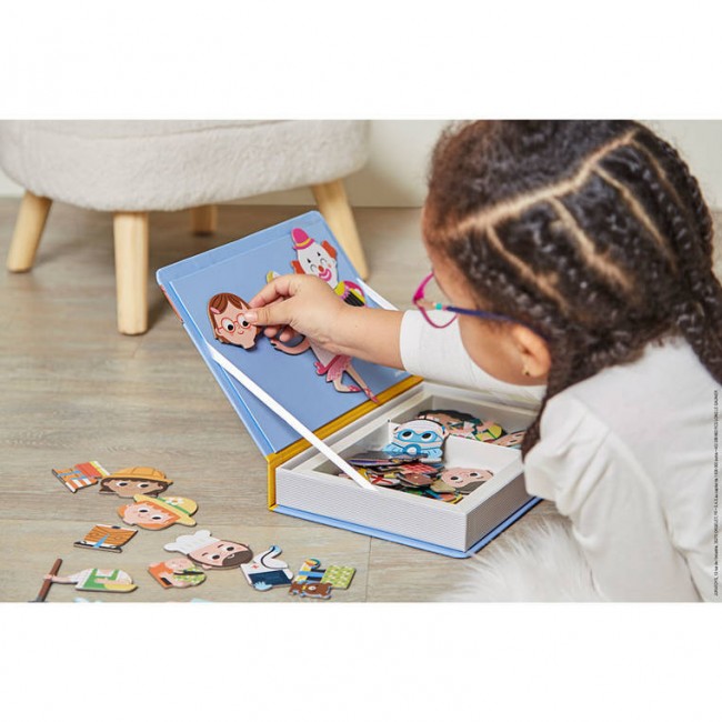 Magnetyczna układanka Magnetibook Janod - Zawody