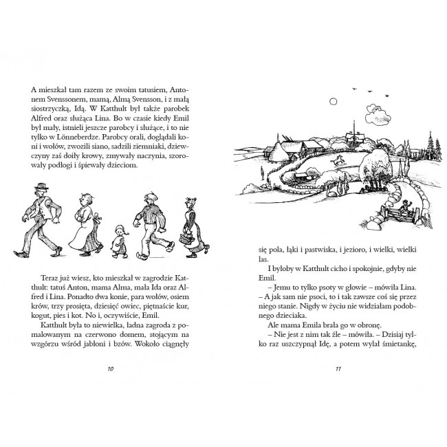 Książka "Przygody Emila ze Smalandii" Wydawnictwo Nasza Księgarnia