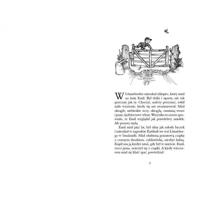 Książka "Przygody Emila ze Smalandii" Wydawnictwo Nasza Księgarnia