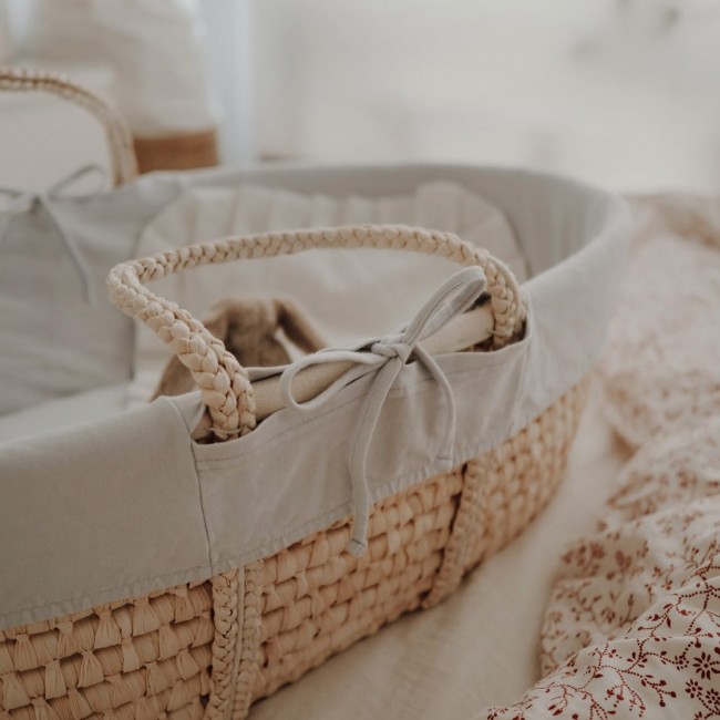 Wyściółka do Kosza Mojżesza AhojBaby - grey