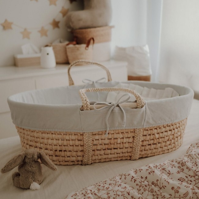 Wyściółka do Kosza Mojżesza AhojBaby - grey
