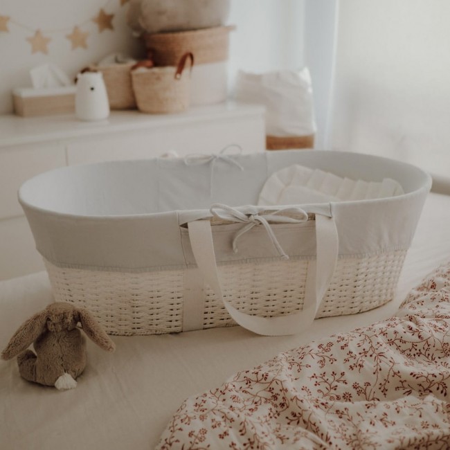 Wyściółka do Kosza Mojżesza AhojBaby - grey