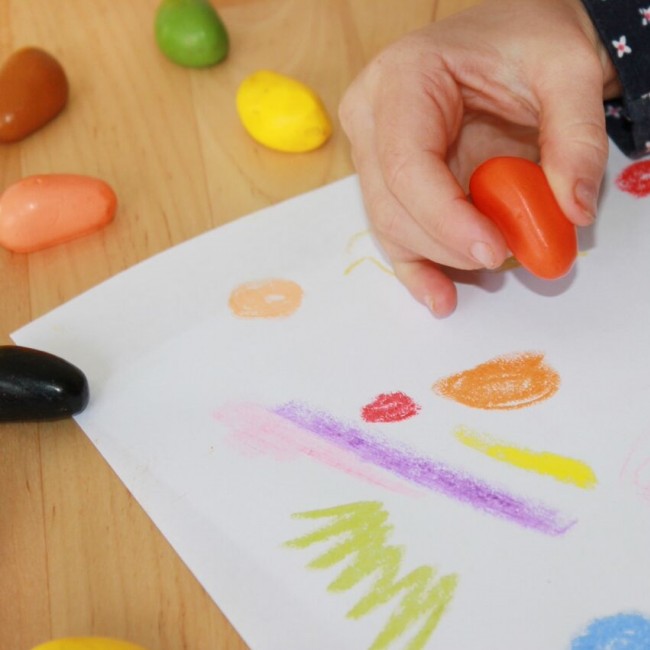 Kredki Crayon Rocks w pudełku 64 sztuki - 16 kolorów