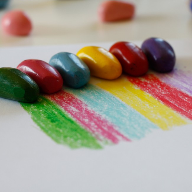 Kredki Crayon Rocks w bawełnianym woreczku - 32 kolory