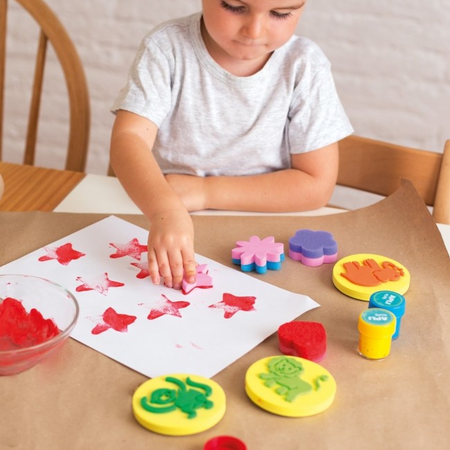 Pieczątki z pianki EVA Apli Kids - Zwierzęta