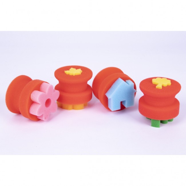 Pieczątki z gąbki Apli Kids - Jumbo