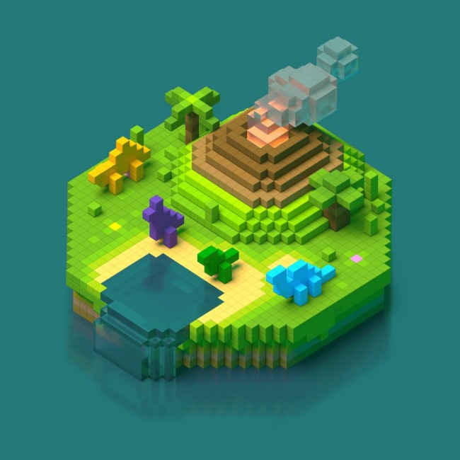 Klocki magnetyczne Pixio - Mini Dinos