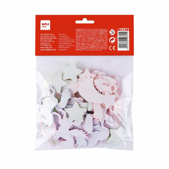 Naklejki z pianki EVA Apli Kids - Jednorożce