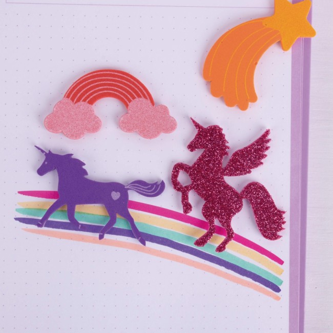 Naklejki z pianki EVA Apli Kids - Jednorożce