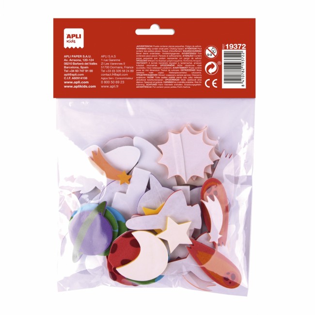 Naklejki z pianki EVA Apli Kids - Kosmos