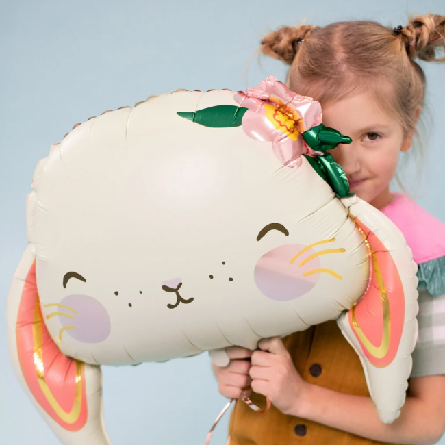 Balon foliowy Party Deco - Królik 65 x 55 cm