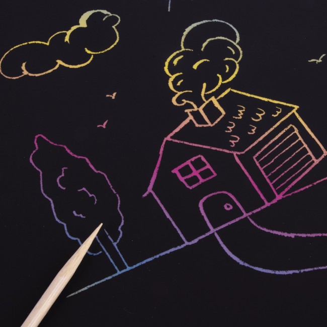 Zestaw wydrapywanek Apli Kids - Magic Scratch A4