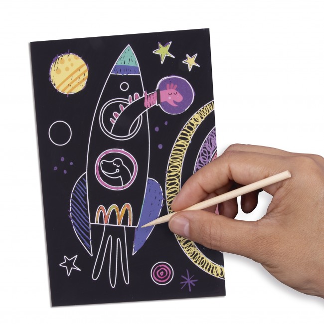 Mini wydrapywanki Apli Kids - Dinozaury