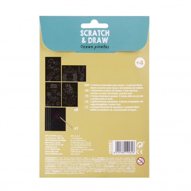 Mini wydrapywanki Apli Kids - Piraci z oceanu