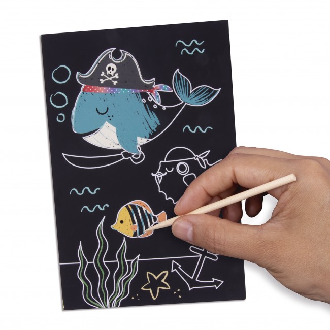 Mini wydrapywanki Apli Kids - Piraci z oceanu