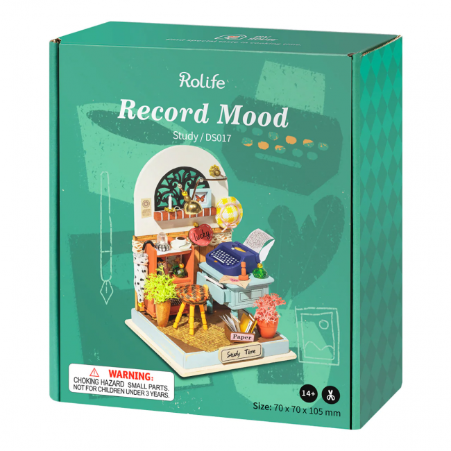 Składany Drewniany Model Robotime - Mini Pracownia