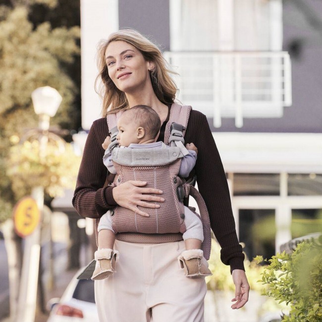 Nosidełko BABYBJORN Harmony 3D Mesh - Zgaszony Róż