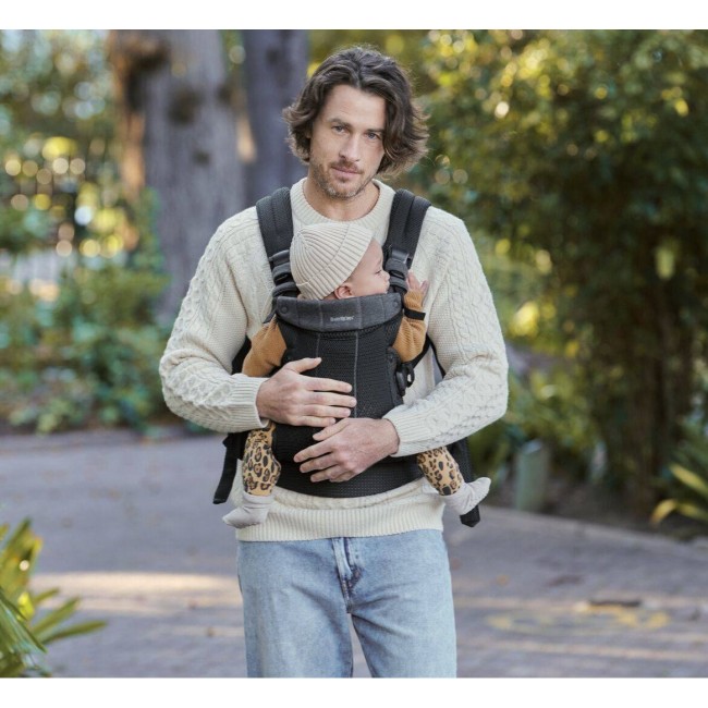 Nosidełko BABYBJORN Harmony 3D Mesh - Czarny