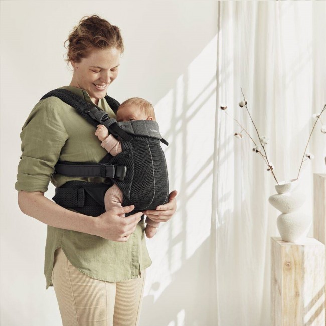 Nosidełko BABYBJORN Harmony 3D Mesh - Czarny