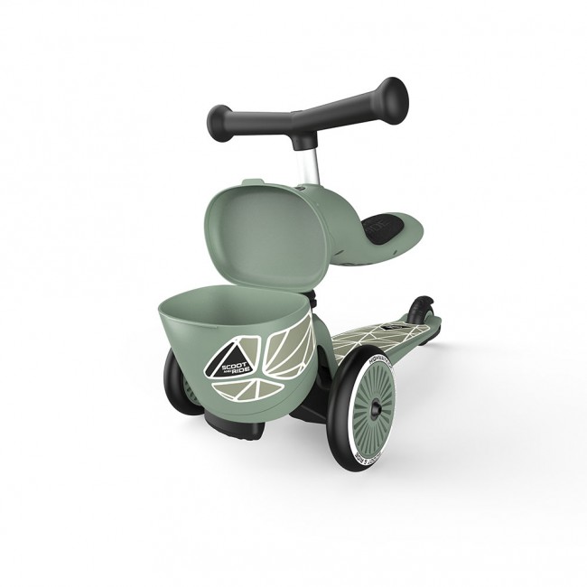 Hulajnoga i rowerek 2w1 Highwaykick 1 Lifestyle SCOOTANDRIDE 1-5 lat - Green Lines