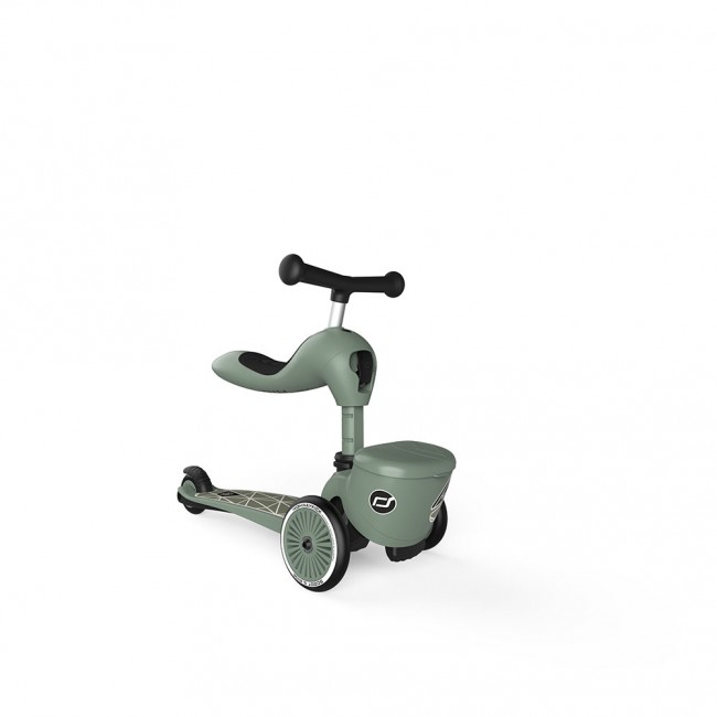 Hulajnoga i rowerek 2w1 Highwaykick 1 Lifestyle SCOOTANDRIDE 1-5 lat - Green Lines