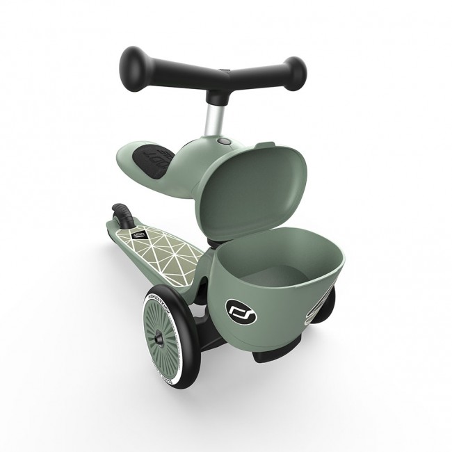 Hulajnoga i rowerek 2w1 Highwaykick 1 Lifestyle SCOOTANDRIDE 1-5 lat - Green Lines