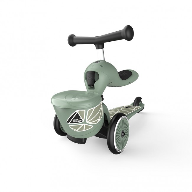 Hulajnoga i rowerek 2w1 Highwaykick 1 Lifestyle SCOOTANDRIDE 1-5 lat - Green Lines