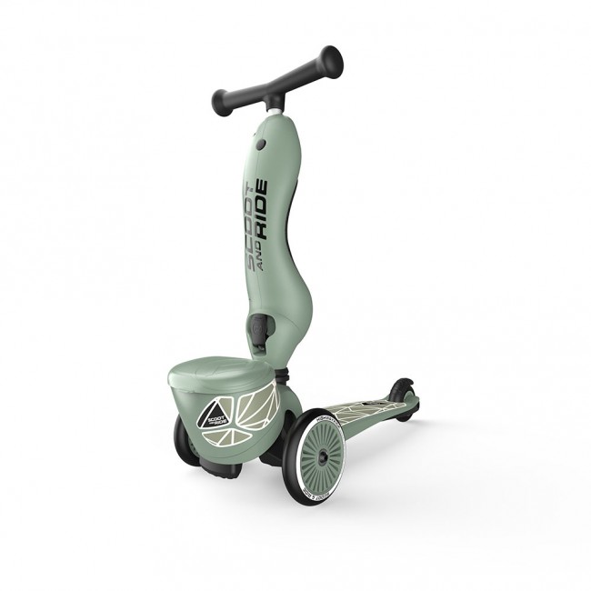Hulajnoga i rowerek 2w1 Highwaykick 1 Lifestyle SCOOTANDRIDE 1-5 lat - Green Lines