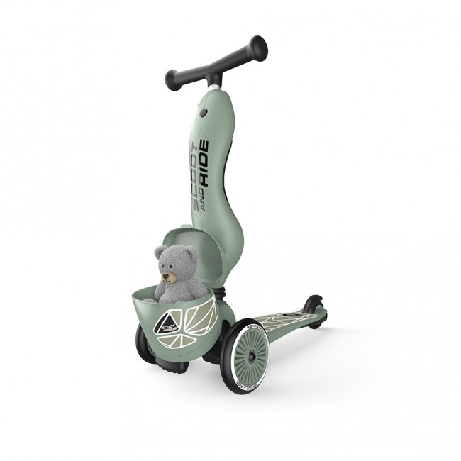 Hulajnoga i rowerek 2w1 Highwaykick 1 Lifestyle SCOOTANDRIDE 1-5 lat - Green Lines