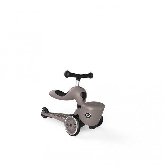 Hulajnoga i rowerek 2w1 Highwaykick 1 Lifestyle SCOOTANDRIDE 1-5 lat - Brown Lines