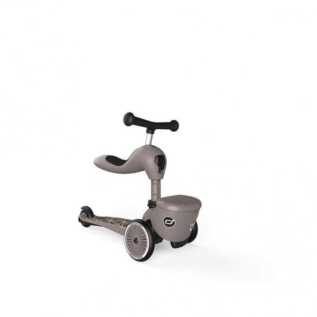 Hulajnoga i rowerek 2w1 Highwaykick 1 Lifestyle SCOOTANDRIDE 1-5 lat - Brown Lines