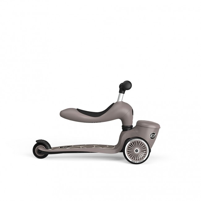 Hulajnoga i rowerek 2w1 Highwaykick 1 Lifestyle SCOOTANDRIDE 1-5 lat - Brown Lines