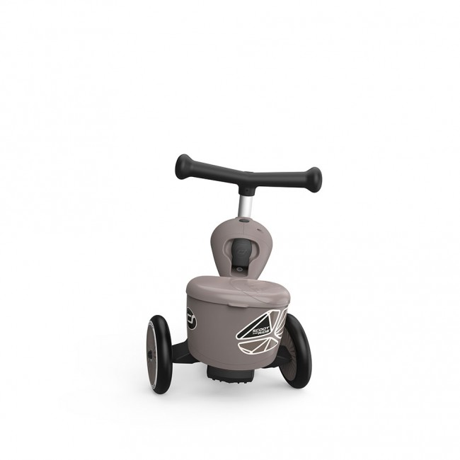 Hulajnoga i rowerek 2w1 Highwaykick 1 Lifestyle SCOOTANDRIDE 1-5 lat - Brown Lines