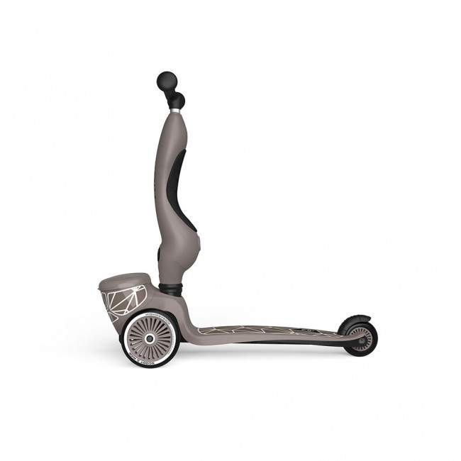 Hulajnoga i rowerek 2w1 Highwaykick 1 Lifestyle SCOOTANDRIDE 1-5 lat - Brown Lines